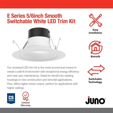 junction box rated led lights at lowes|lowes juno matte led.